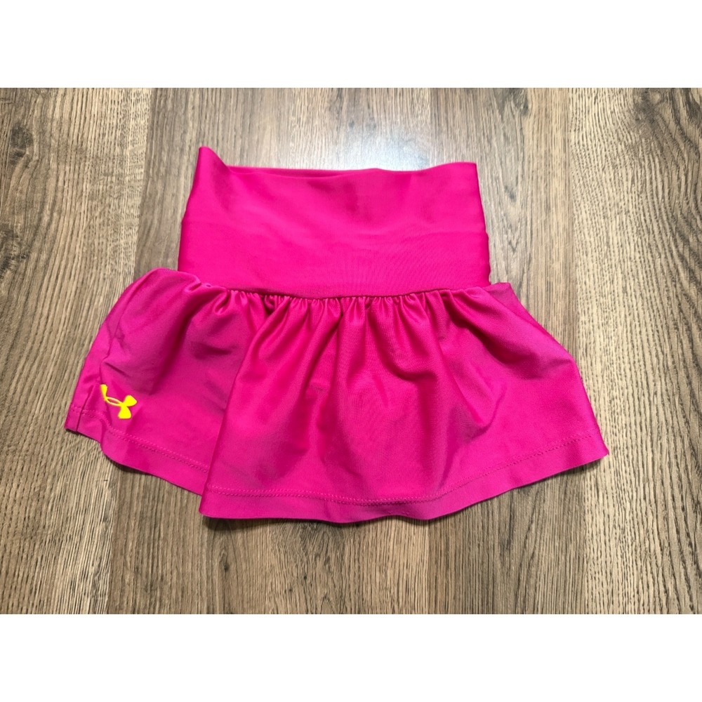 Under Armour Skirt, Infant Girls Size 12M, Pink, Pull On, Ruffles, Skort